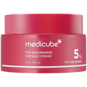 Medicube - TXA Niacinamide Capsule Cream, 55 g - rozjaśniajacy kapsułkowy krem do twarzy Medicube