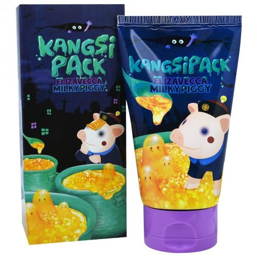 Koreabu - Elizavecca -  Maska wyrównująca koloryt z dodatkiem złota - Milky Piggy, 24 Gold Kangsi Pack