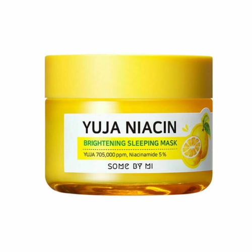 Some By Mi - Koreabu – Rozjaśniająco nawilżająca maska na noc z ekstraktem z yuzu - YUJA Niacin Brightening Sleeping Mask